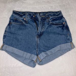 Target High Waisted Jean Shorts